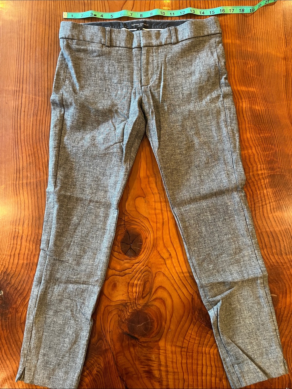 Banana Republic Women's Skinny Gray Dress Pants